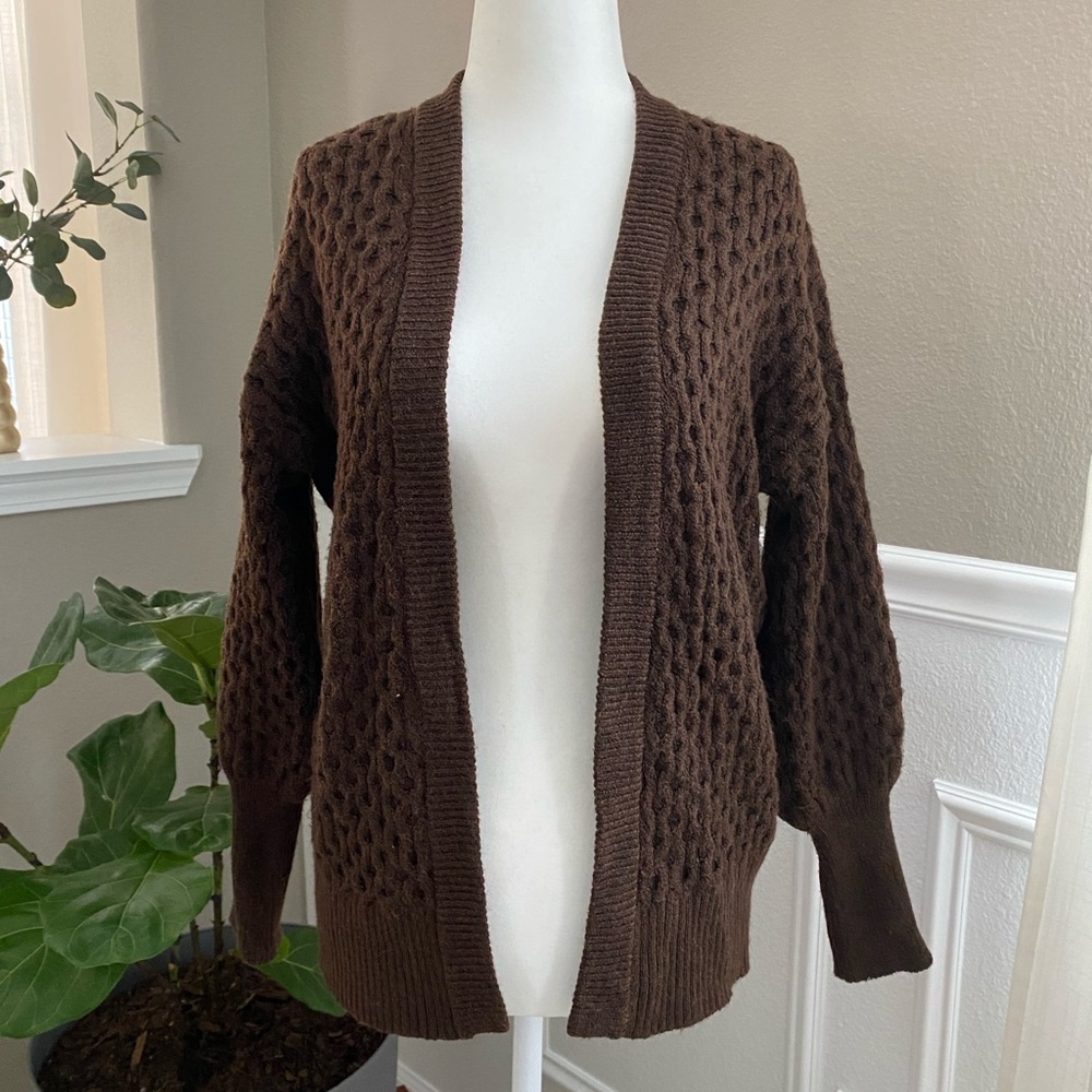Brown Cardi